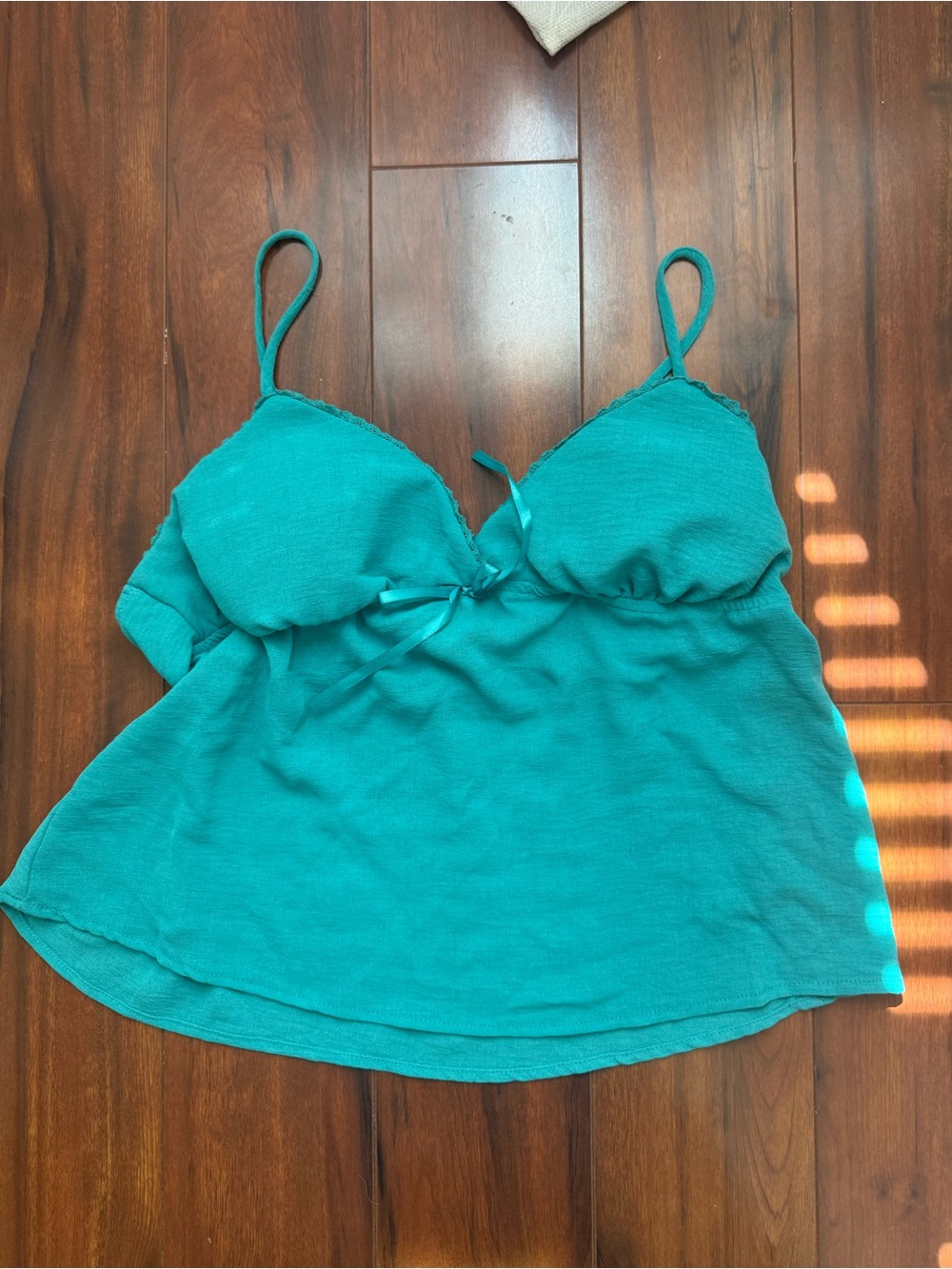 Teal Cami Tank Top
